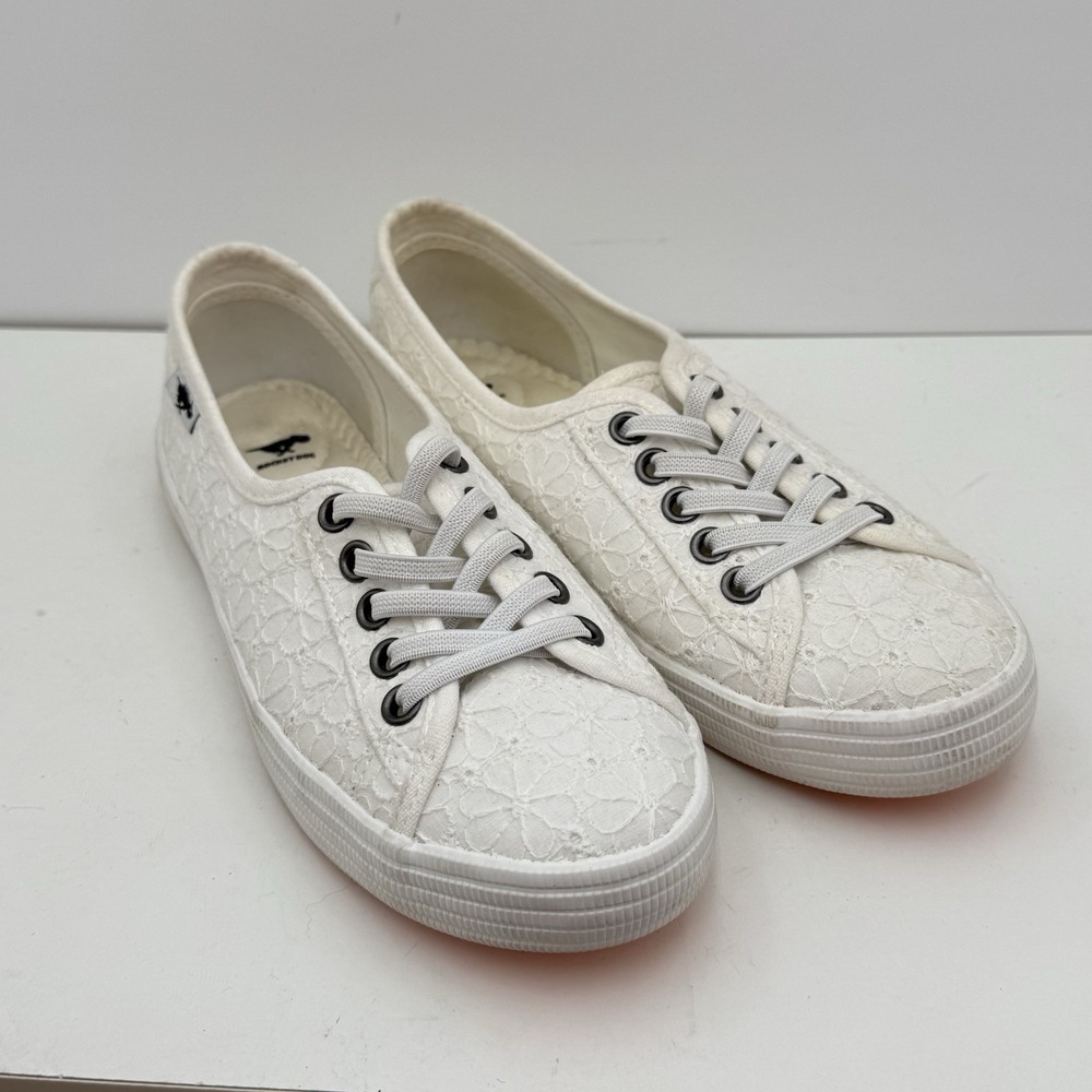 Rocket Dog Womens Chow Chow Elsie Plimsolls Sneakers White Sz 6 EUC